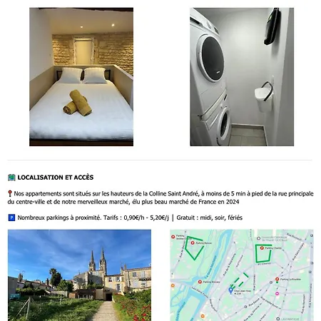 Apartman Chez Jean-yves Et Zoe - La Dolce - Au Calme, Tres Propre, Proche Parkings